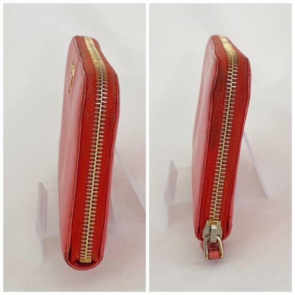 PRADA Saffiano Metal Leather Continental Wallet - Picture 7 of 9